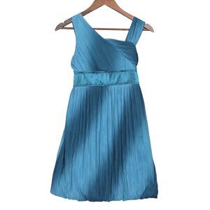 My Michelle Y2K Metallic Iridescent Dress 16 Empire‎ Waist Prom Party Cocktail